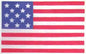 Mantua - 43881 U.S. Flag - 13 Stars & 13 Stripes - 45 x 75 MM (1.8 x 3.0")