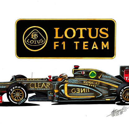 Tameo - TMK412 Lotus E20 Renault - 2012 - White Metal Car Kit - Scale 1:43, Made in Italy