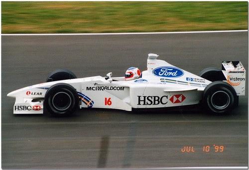 Tameo - TMK282 Stewart Sf-3 Ford - 1999 - White Metal Car Kit - Scale 1:43, Made in Italy