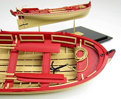 Model Shipways 21ft English Pinnace Wood & Metal Model Ship Kit 1:24 Scale