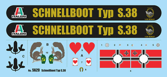 Italeri - 5620s SCHNELLBOOT Typ S-38 1/35 Scale