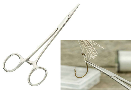 Model Expo - Tools - 5" Straight Forceps - Stainless Steel