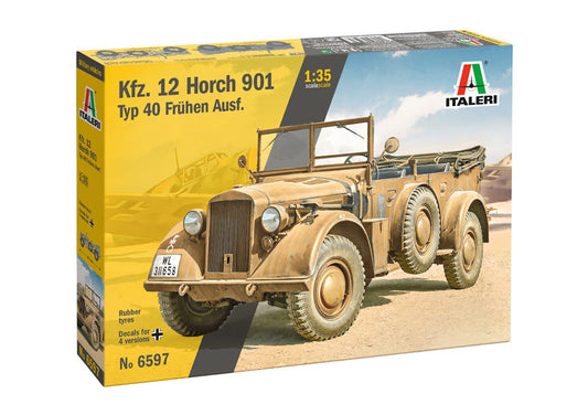 Italeri - Kfz. 12 Horch 901 typ 40 frühen Ausf 1:35 Scale