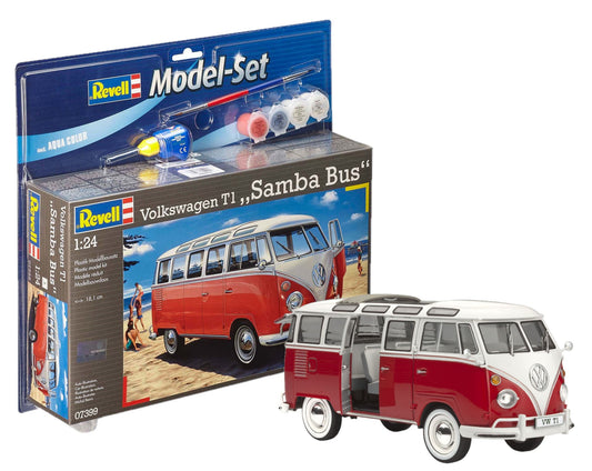 Revell - Model Set VW T1 Samba Bus 1:24 Scale
