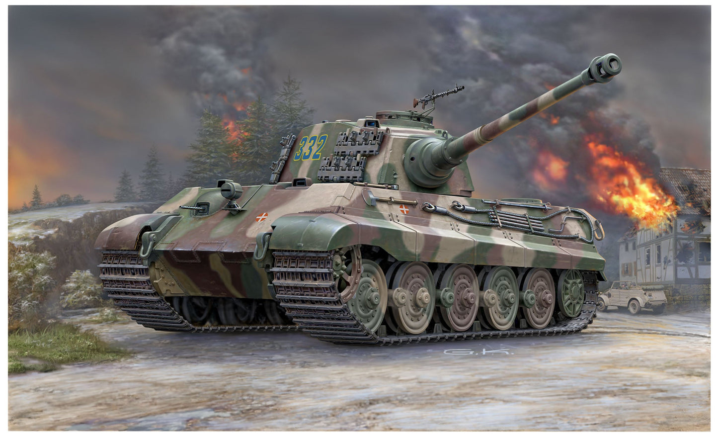 Revell - Tiger II Ausf.B - Henschel Turret 1:35 Scale