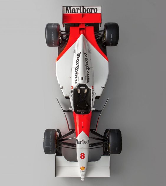 Tameo - TMK334 McLaren MP4/8 Ford Cosworth - 1993 - White Metal Car Kit - Scale 1:43, Made in Italy