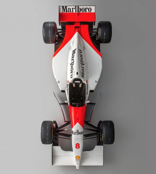 Tameo - TMK334 McLaren MP4/8 Ford Cosworth - 1993 - White Metal Car Kit - Scale 1:43, Made in Italy