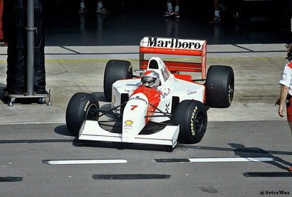 Tameo - TMK334 McLaren MP4/8 Ford Cosworth - 1993 - White Metal Car Kit - Scale 1:43, Made in Italy