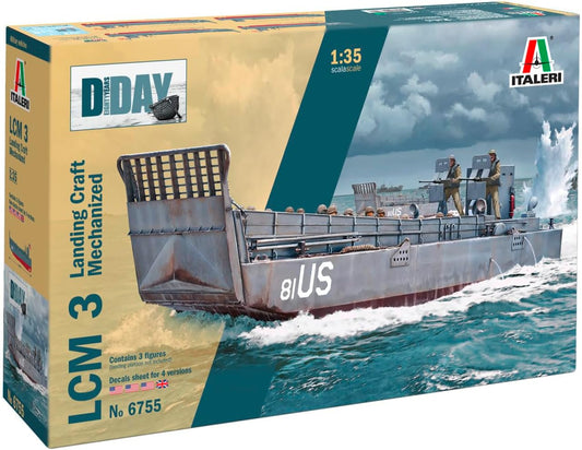 Italeri - 1:35 LCM 3 Landing Craft Mechanized