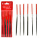 6-Pc. 5-1/2" (7mm x 140mm) Dipped Handle Fine Cut Needle File Set