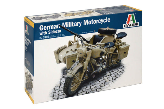 Italeri - 1:9 BMW R75 German Milit. Motor.