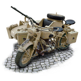 Italeri - Zundapp KS750 with Side Car 1:9 Scale