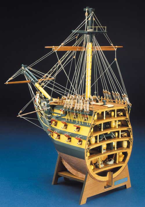 Mantua - Mantua/Panart 746 HMS Victory Bow Section 1:78 Scale Plank-On-Frame Wood Ship Model Kit