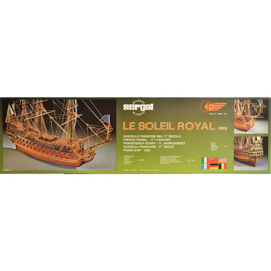 Mantua - 796 Soleil Royale - Scale 1:77 - Plank On Bulkhead - Length 41" (1030 mm)