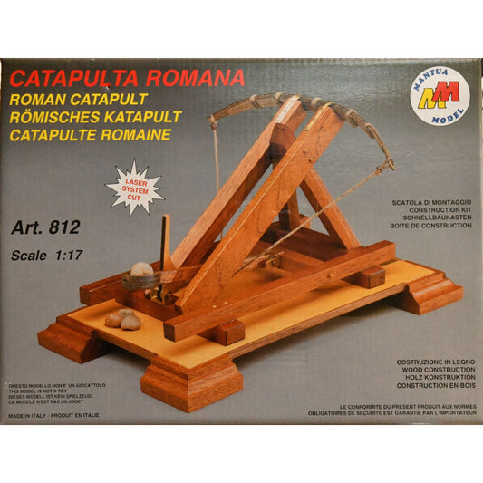 Mantua - 812 Roman Catapult - All Wood & Metal Kit 1:17 Scale Kit