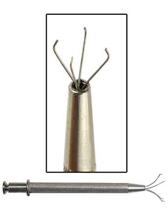 Model Expo - Tools - 4-1/2" 4 Prong Pick Up Tool