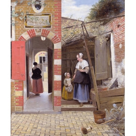 Michele Wilson Puzzles - THE COURTYARD IN DELF - (500)