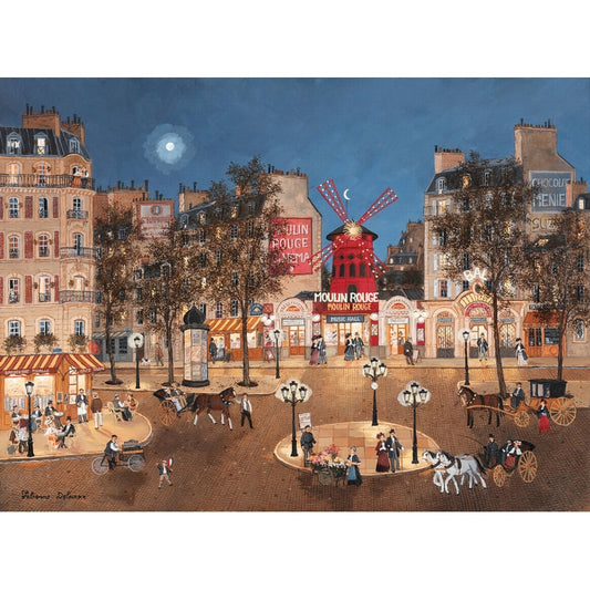 Michele Wilson Puzzles - LE MOULIN ROUGE - PARIS - (1500)