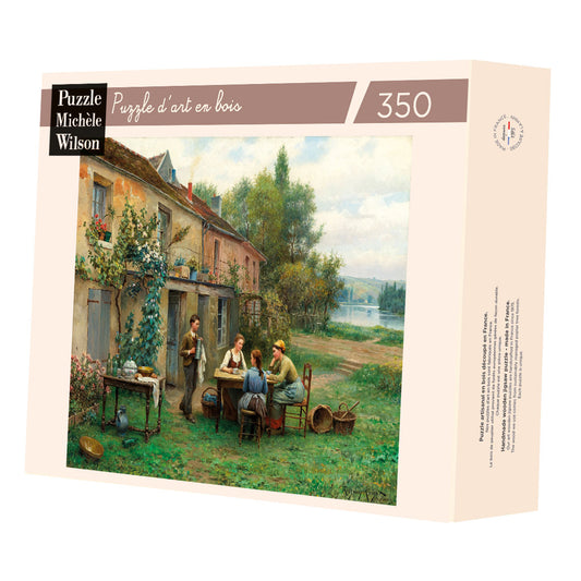 Michele Wilson Puzzles - COFFEE IN THE GARDEN - (350)