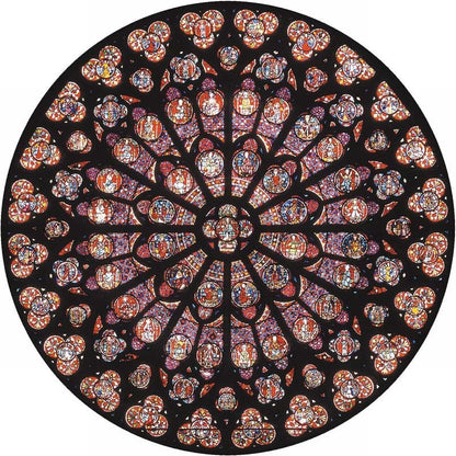 Michele Wilson Puzzles - ROSE WINDOW AT NOTRE DAME - (80)