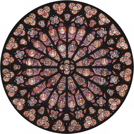Michele Wilson Puzzles - ROSE WINDOW AT NOTRE DAME - (80)
