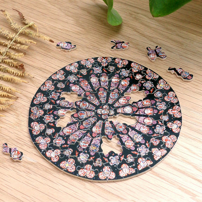 Michele Wilson Puzzles - ROSE WINDOW AT NOTRE DAME - (80)
