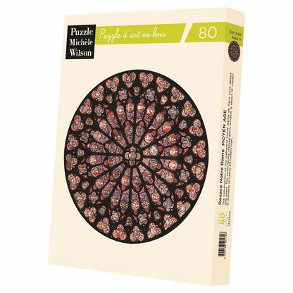 Michele Wilson Puzzles - ROSE WINDOW AT NOTRE DAME - (80)