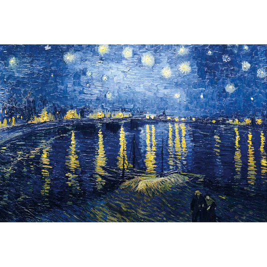 Michele Wilson Puzzles - STARRY NIGHT ON THE RHONE RIVER - (150)