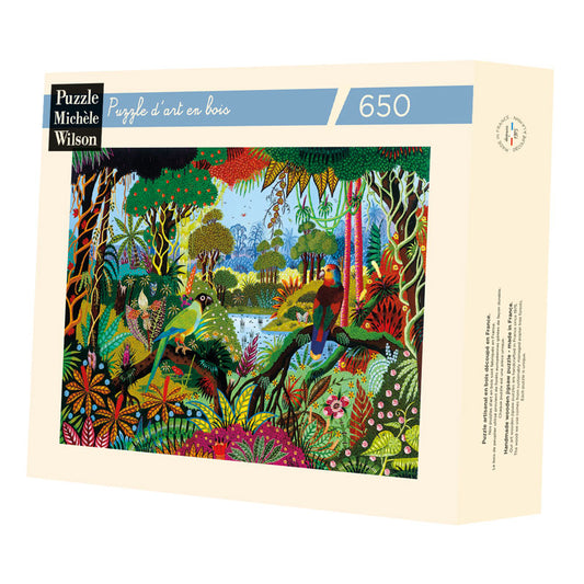 Michele Wilson Puzzles - PERRUCHE ET AMAZONE - (650)