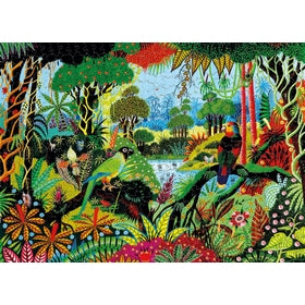 Michele Wilson Puzzles - PERRUCHE ET AMAZONE - (650)