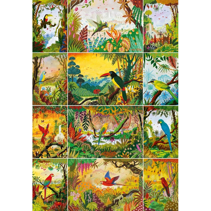 Michele Wilson Puzzles - ENCHANTING LANDSCAPE WITH BIRDS - (5000)
