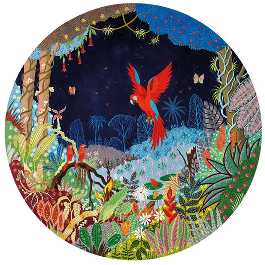 Michele Wilson Puzzles - NOCTURNAL MACAW AND ITS CHILDREN - (500)