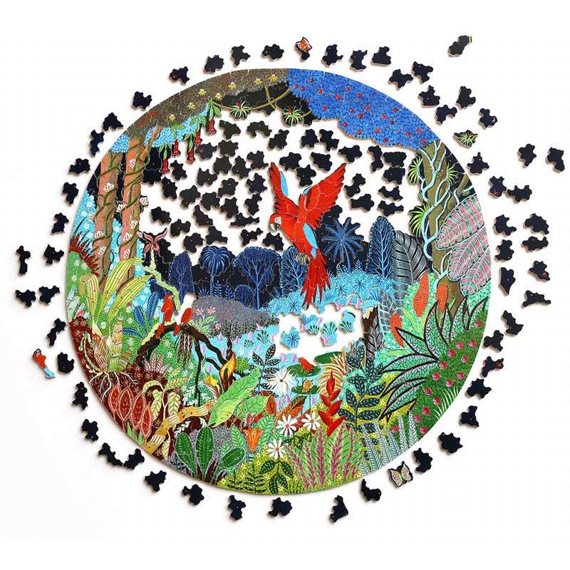 Michele Wilson Puzzles - NOCTURNAL MACAW AND ITS CHILDREN - (500)