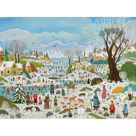 Michele Wilson Puzzles - PAYSAGE HIVERNAL - (900)