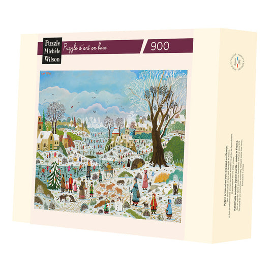 Michele Wilson Puzzles - PAYSAGE HIVERNAL - (900)