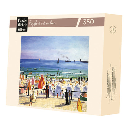 Michele Wilson Puzzles - LA PLAGE DES SABLES D'OLONNE - (350)
