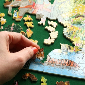 Michele Wilson Puzzles - PAYSAGE ORIENTAL AU TIGRE - (500)