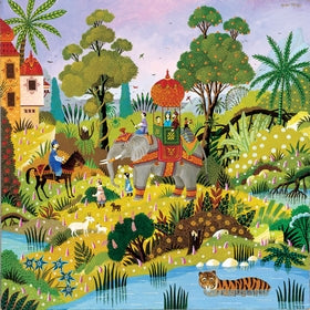 Michele Wilson Puzzles - PAYSAGE ORIENTAL AU TIGRE - (500)