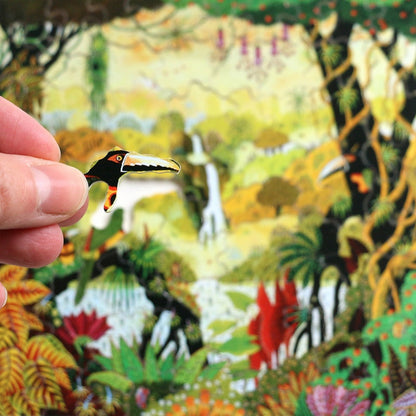 Michele Wilson Puzzles - TOUCANS AT THE FALLS - (80)