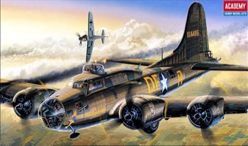 Academy - B-17F Memphis Belle 1:72
