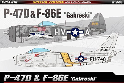 Academy - P-47D & F-86E Gabreski 1:72