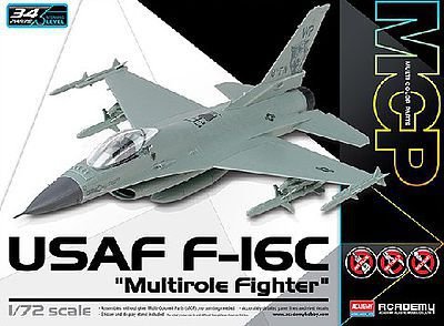 Academy - F-16C Usaf Multirole Fght 1:72