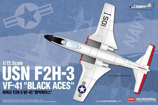 Academy - F-2H-3 Vf-41 Usn Black Aces 1:72