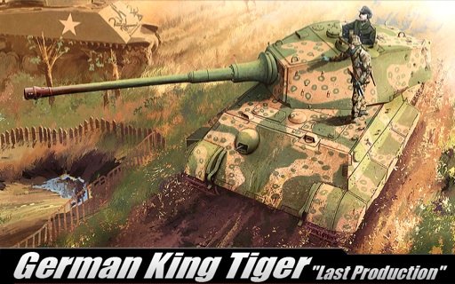 Academy - German King Tiger Last Prod:35