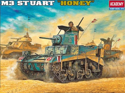 Academy - M-3 Stuart British Honey 1:35