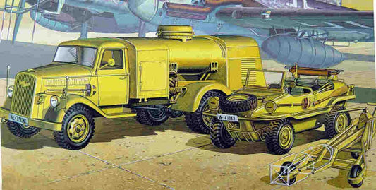 Academy - FUEL TRUCK & SCHWIMMWAGEN