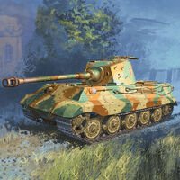 Academy - German King Tiger Henschel Turrett 1:72