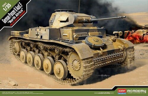 Academy - German Panzer II Ausf.F North Afric 1:35