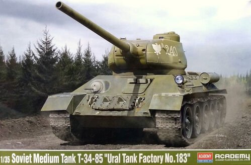 Academy - Soviet Medium Tank T-34-85 Ural 1:35