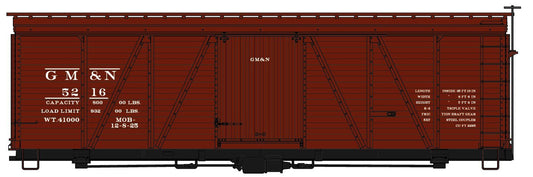 Accurail - HO 36' Single Sheath Fowler Wood GM&N